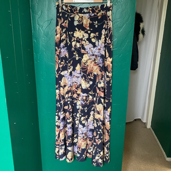 *sold* Zimmermann silk flower maxi skirt - Picture 5 of 6